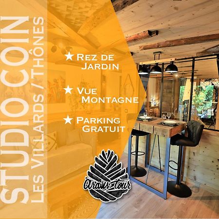 Les Villards-sur-Thônes Studio Du Coin - Vue Montagne, Au Calme, Terrasse - Aravistour מראה חיצוני תמונה