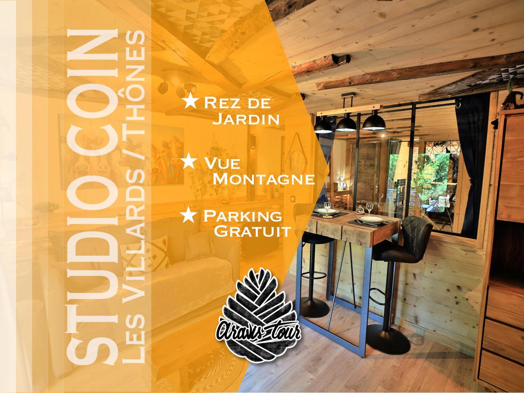 Les Villards-sur-Thônes Studio Du Coin - Vue Montagne, Au Calme, Terrasse - Aravistour מראה חיצוני תמונה